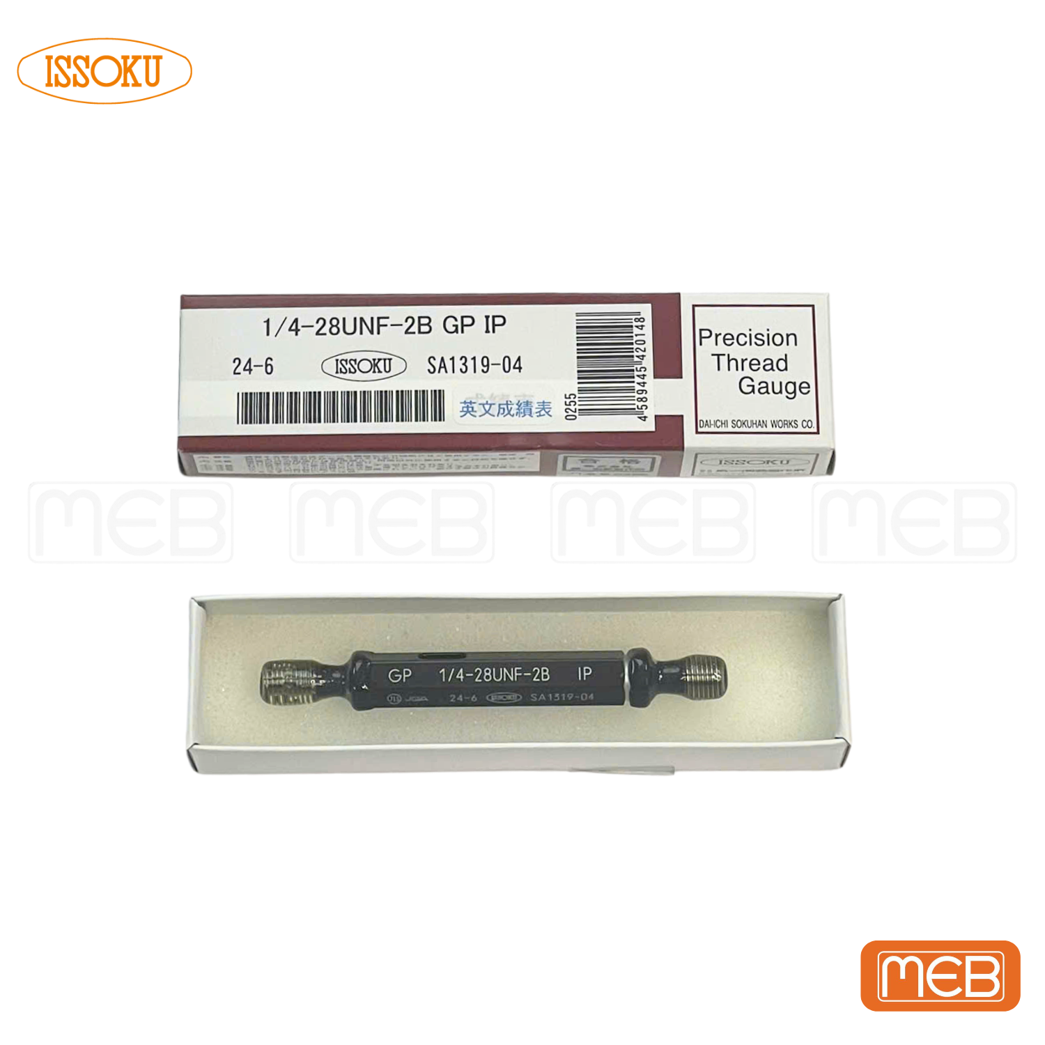 Dưỡng kiểm ren trong ISSOKU (1/4-28UNF-2B GPIP)