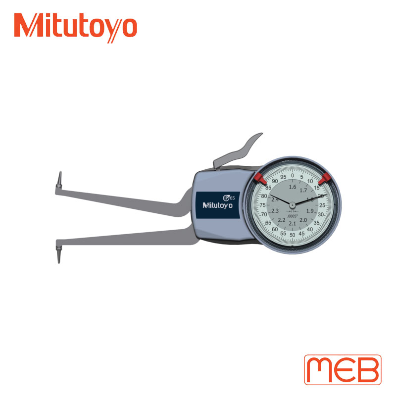 Compa đo trong độ dày đồng hồ cơ khí 1.6-2.4", 0.0005" ( 209-356 ) Mitutoyo