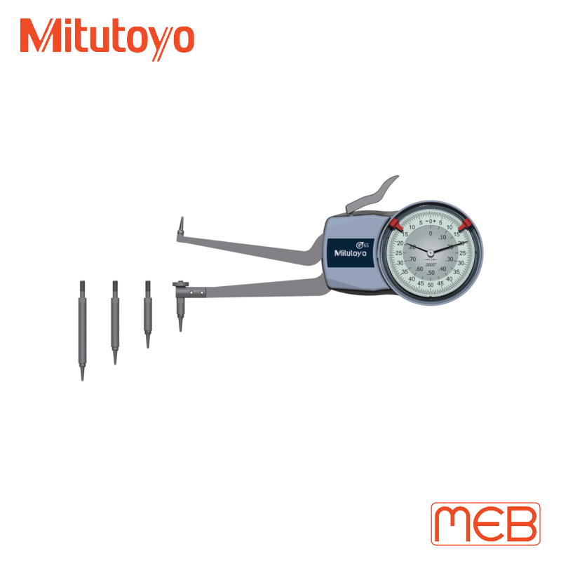Compa đo trong độ dày đồng hồ cơ khí 2-4", 0.0005" ( 209-361 ) Mitutoyo