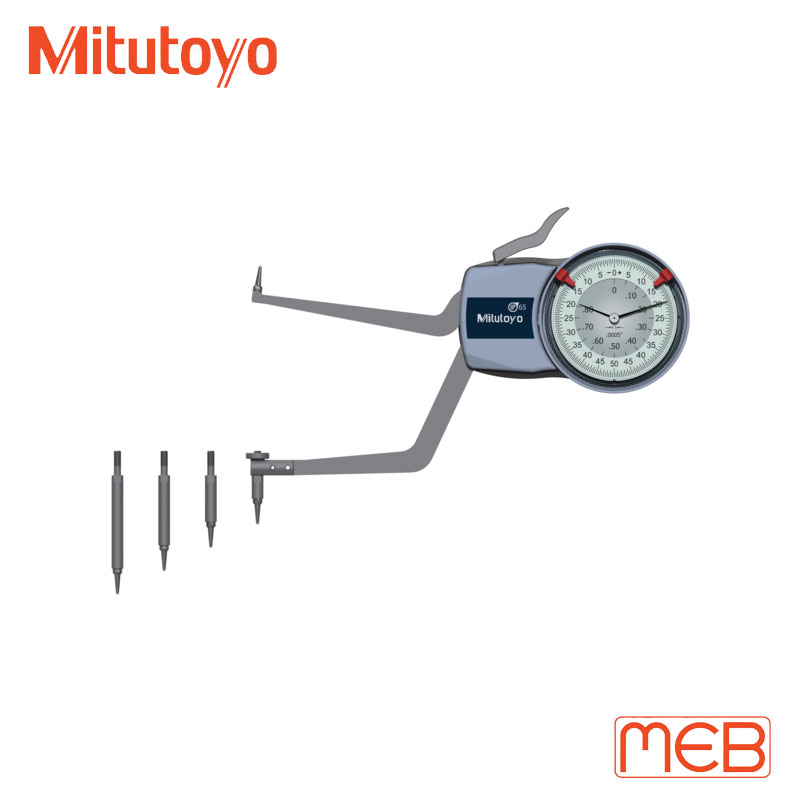 Compa đo trong độ dày đồng hồ cơ khí 3.6-5.6", 0.0005" ( 209-362 ) Mitutoyo