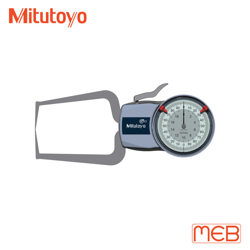Compa đo ngoài độ dày đồng hồ cơ khí 0-20mm, 0.01mm ( 209-405 ) Mitutoyo