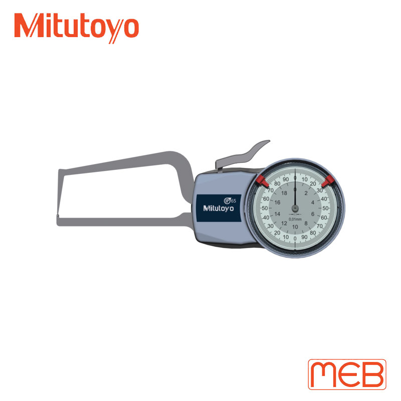 Compa đo ngoài độ dày đồng hồ cơ khí 0-20mm, 0.01mm ( 209-406 ) Mitutoyo