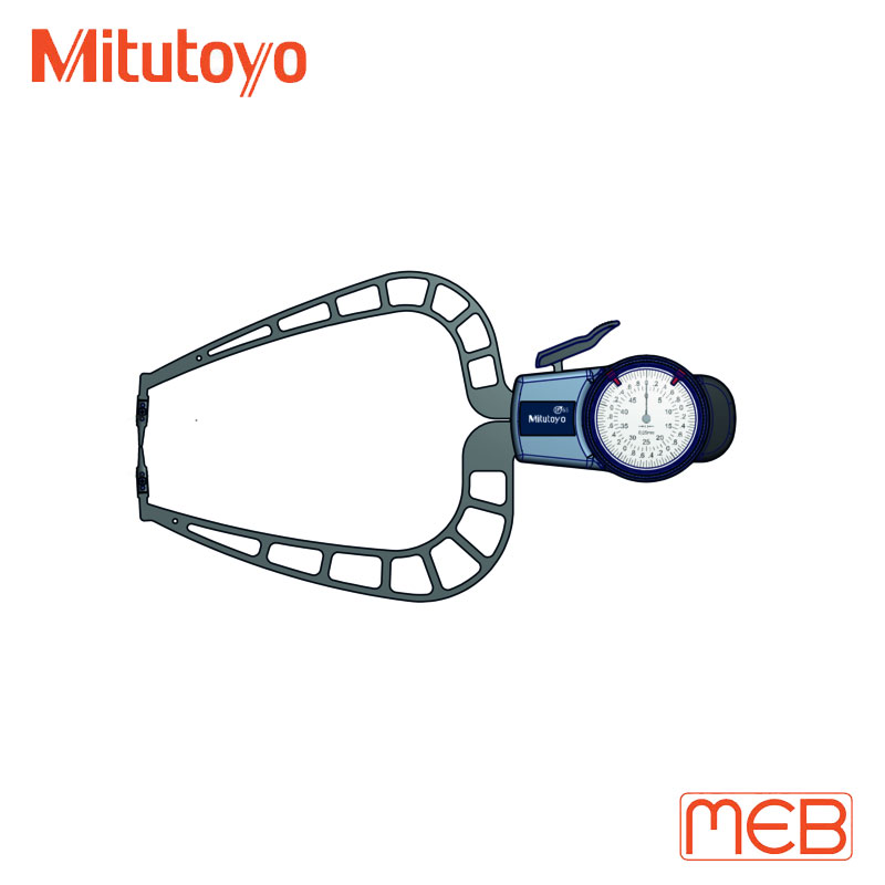 Compa đo ngoài đồng hồ cơ khí 0-50mm, 0.05mm ( 209-921 ) Mitutoyo