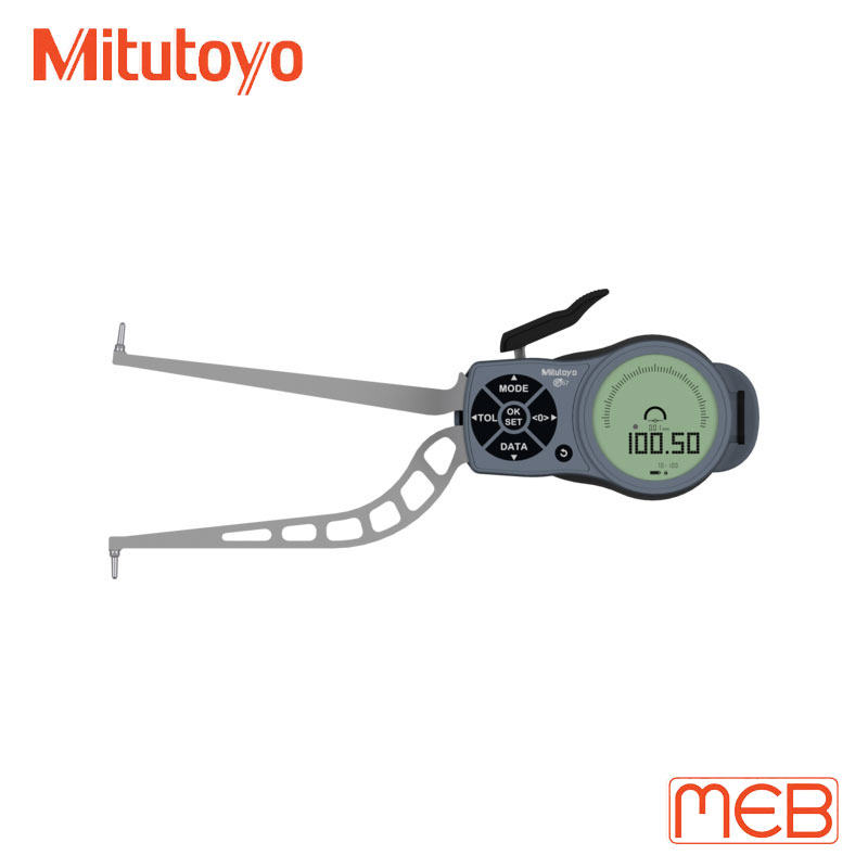 Compa đo trong độ dày đồng hồ điện tử 70-100mm, 0.01mm, đầu bi cacbon D=2mm ( 209-948 ) Mitutoyo