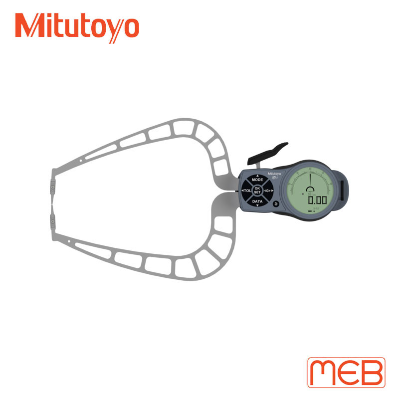 Compa đo ngoài đồng hồ điện tử 0-50mm, 0.01mm, góc cầu R=0.75mm ( 209-957 ) Mitutoyo