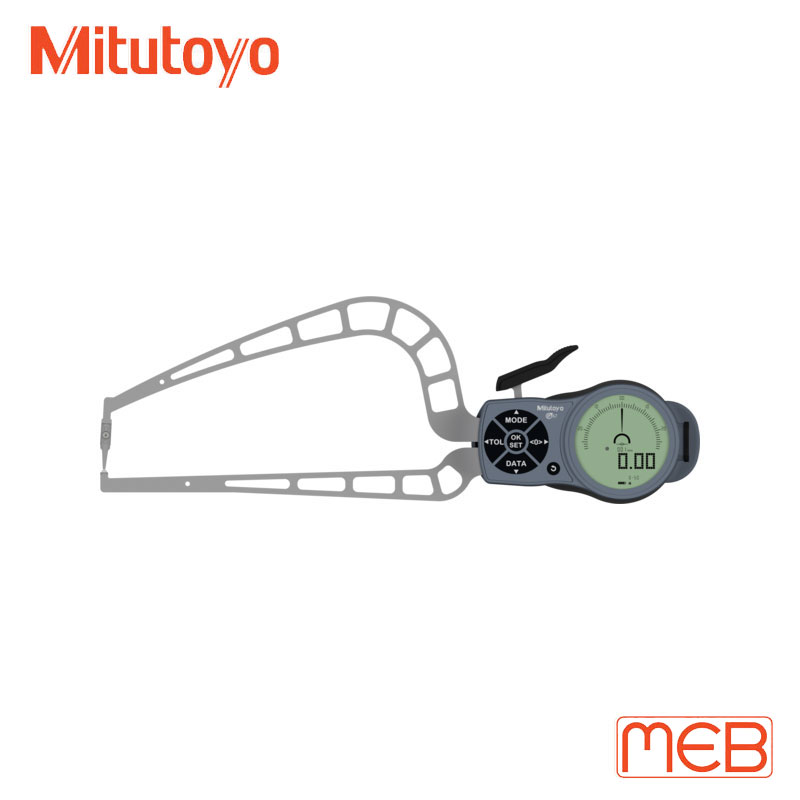 Compa đo ngoài độ dày đồng hồ điện tử 0-50mm, 0.01mm, góc cầu R=0.75mm, đầu bi cacbon D=3mm ( 209-958 ) Mitutoyo