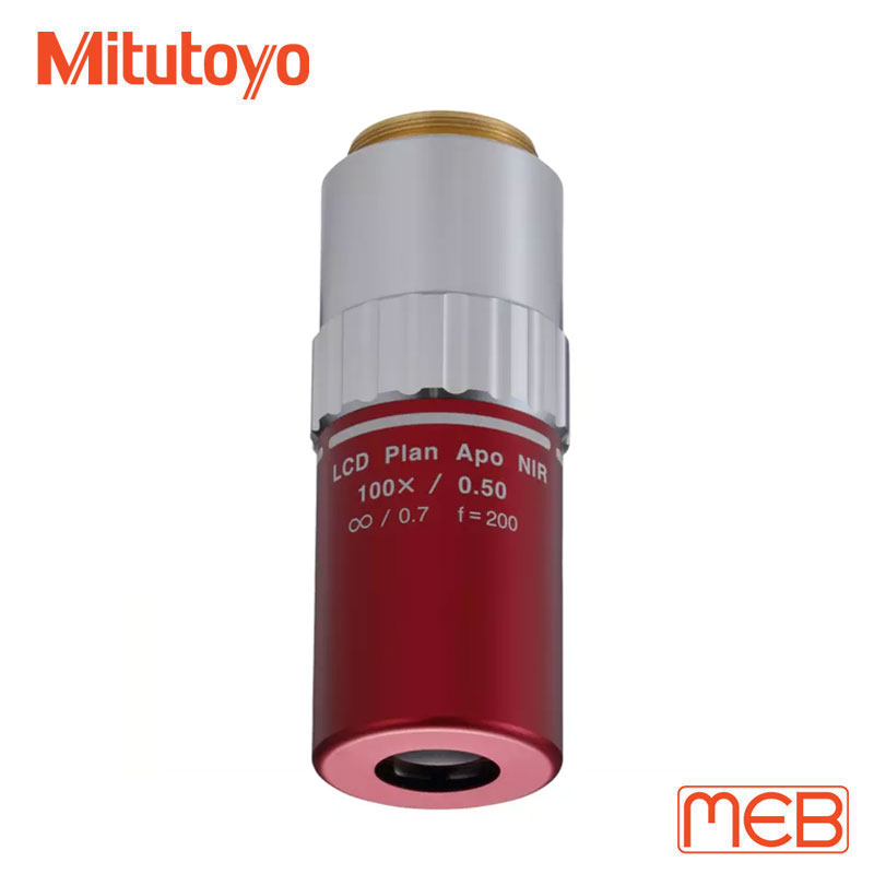 Vật kính cho Kính hiển vi MF-U ( 378-754-15 ) LCD Plan Apo NIR 100X (t0.7) Mitutoyo