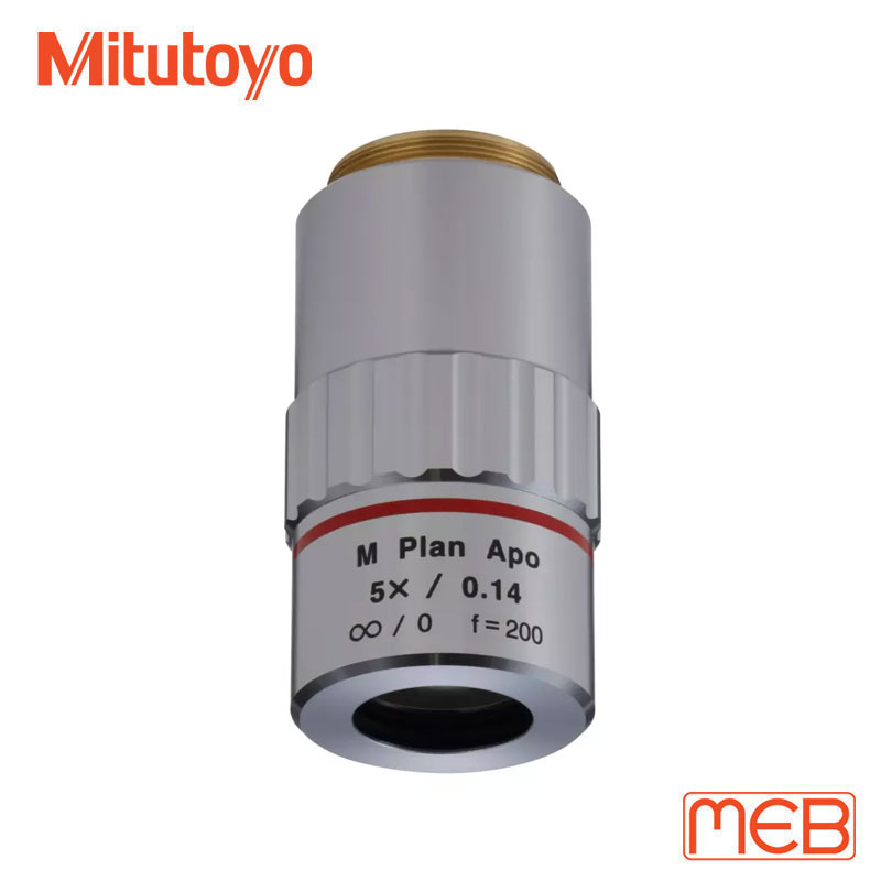Vật kính cho Kính hiển vi MF-U ( 378-802-12 ) 5X Mitutoyo