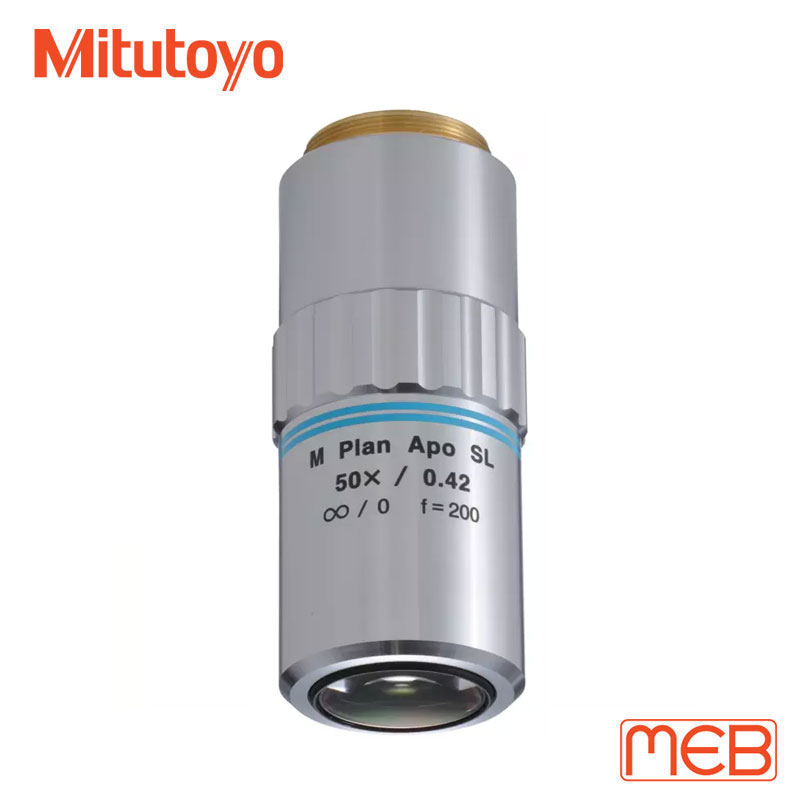 Vật kính cho Kính hiển vi MF-U ( 378-811-15 ) M Plan Apo SL 50X Mitutoyo