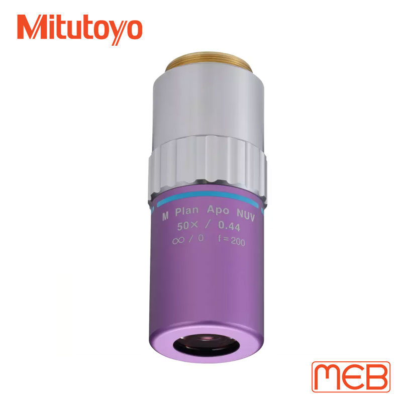Vật kính cho Kính hiển vi MF-U ( 378-818-8 ) M Plan Apo NUV 50X Mitutoyo