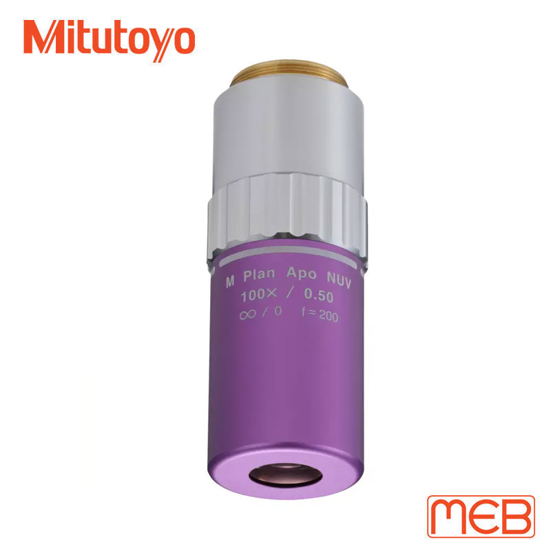 Vật kính cho Kính hiển vi MF-U ( 378-819-15 ) M Plan Apo NUV 100X Mitutoyo
