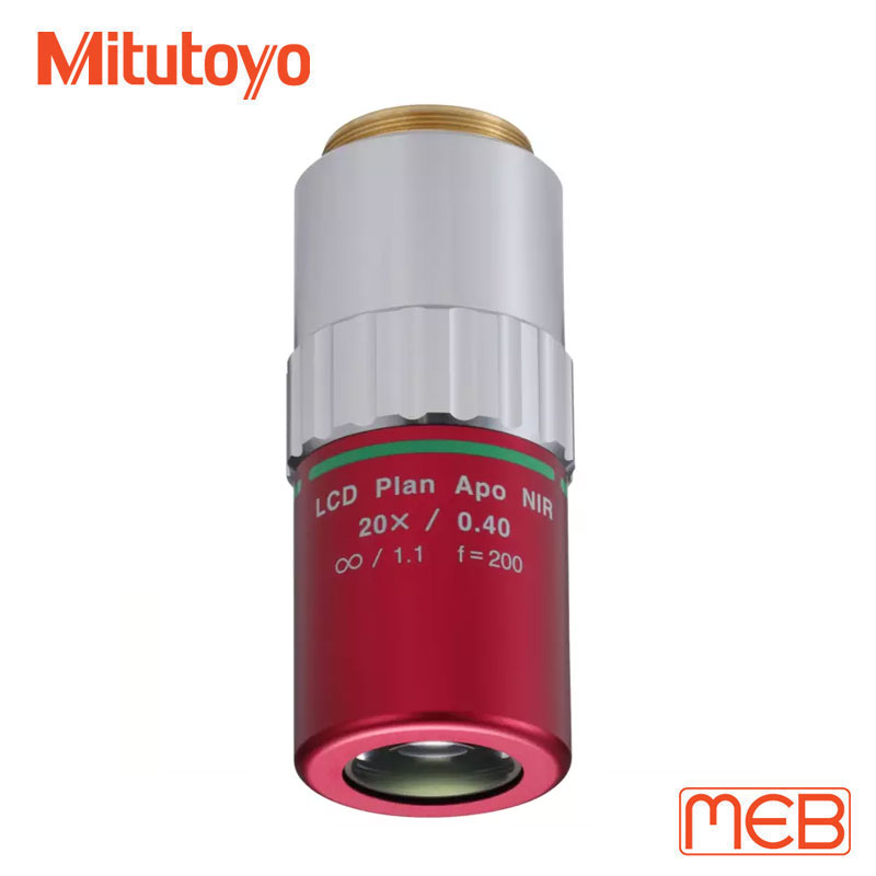 Vật kính cho Kính hiển vi MF-U ( 378-827-16 ) LCD Plan Apo NIR 20X (t1.1) Mitutoyo