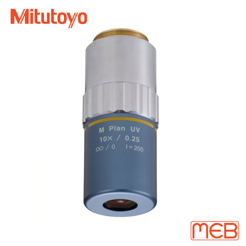 Vật kính cho Kính hiển vi MF-U ( 378-844-15 ) M Plan UV 10X Mitutoyo