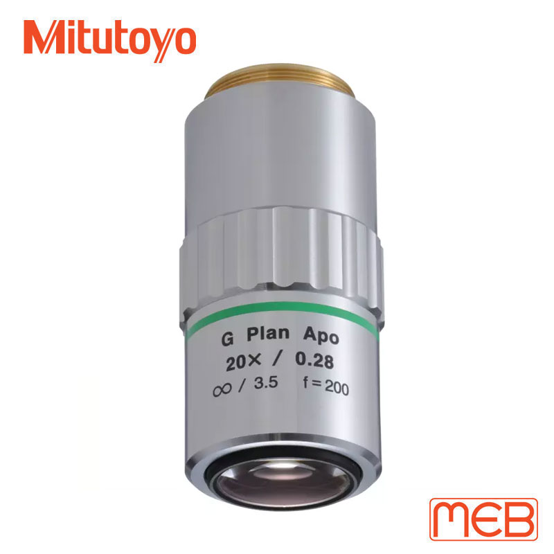 Vật kính cho Kính hiển vi MF-U ( 378-847 ) G Plan Apo 20X (t3.5) Mitutoyo