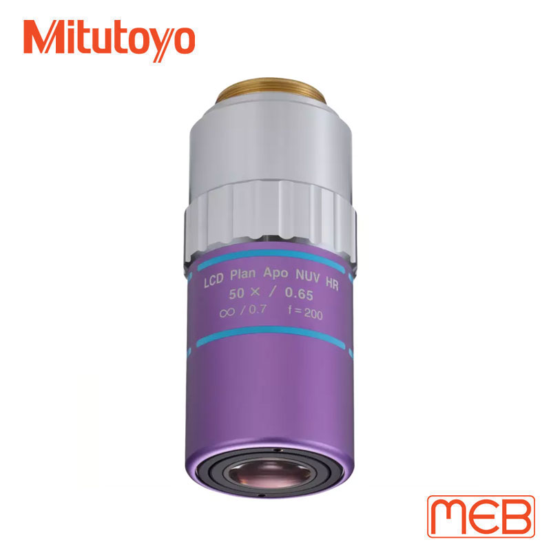 Vật kính cho Kính hiển vi MF-U ( 378-891-6 ) LCD Plan Apo NUV HR 50X (t0.7) Mitutoyo