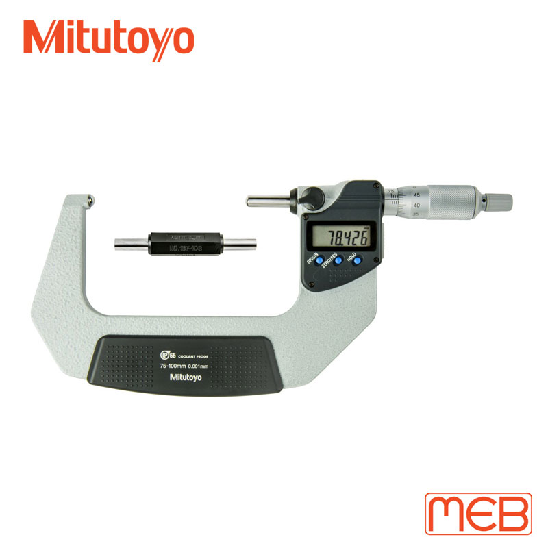 Panme đo ngoài điện tử 3-4 in 75-100 mm ( 395-374-30 ) Mitutoyo