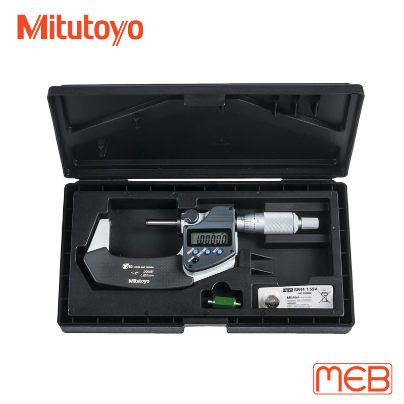 Panme đo ngoài điện tử đo thành ống 395-352-30 ( 1-2"/25-50mm ) Mitutoyo