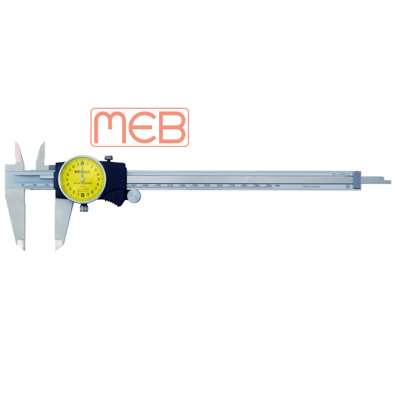 Thước cặp đồng hồ 505-743J ( 0-8" ) Mitutoyo