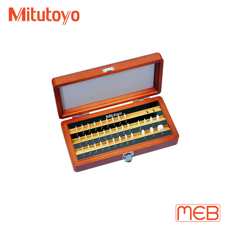 Bộ căn mẫu Gốm 34 khối chuẩn chữ nhật cấp 0 ISO ( 516-179-10 ) Mitutoyo
