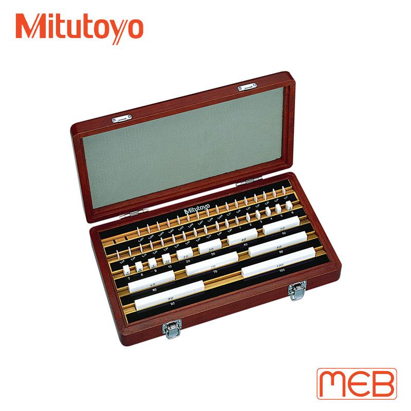 Bộ căn mẫu Gốm 46 khối chuẩn chữ nhật cấp 0 ISO ( 516-395-10 ) Mitutoyo