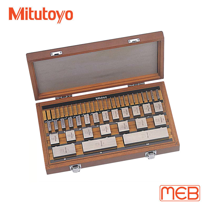 Bộ căn mẫu khối vuông chuẩn ASME thép 47 khối cấp 00 ( 516-457-10 ) Mitutoyo