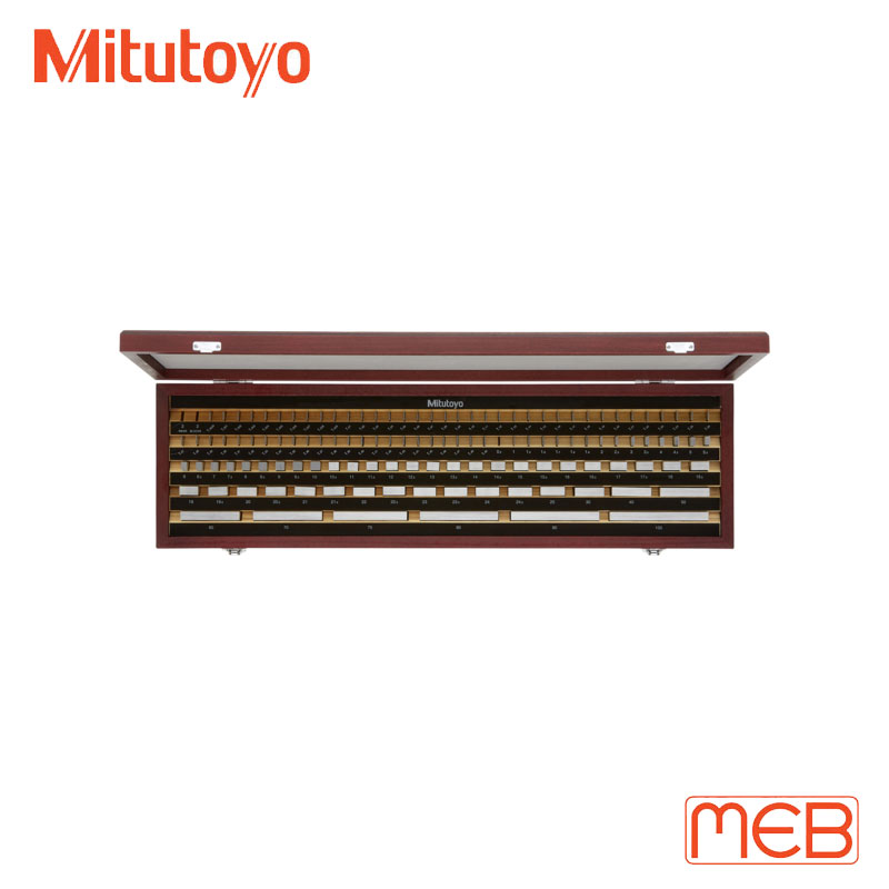 Bộ căn mẫu thép ISO/DIN/JIS 122 khối chuẩn chữ nhật cấp K ( 516-596-60 ) Mitutoyo