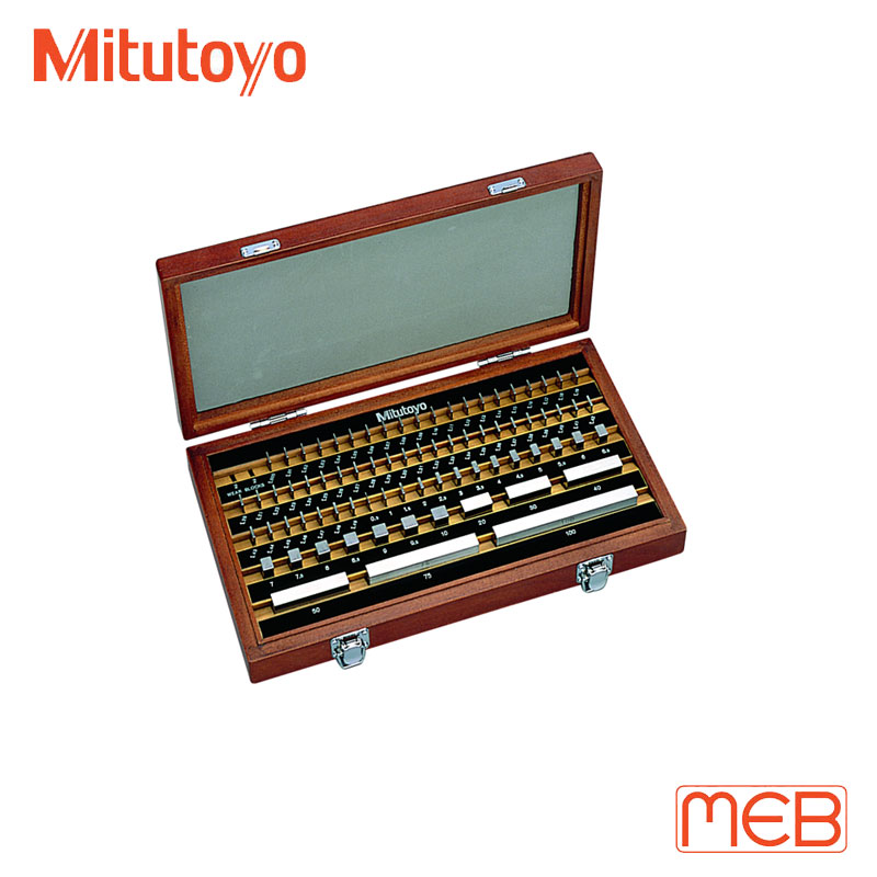 Bộ căn mẫu Thép 76 khối chuẩn chữ nhật cấp 0 ISO ( 516-950-10 ) Mitutoyo