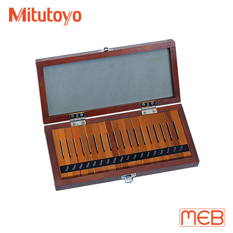Bộ căn mẫu Thép 18 khối chuẩn chữ nhật cấp 0 ISO ( 516-974-10 ) Mitutoyo