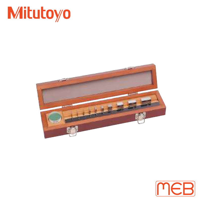 Bộ căn mẫu Thép 10 khối chuẩn chữ nhật cấp K ISO ( 516-977-60 ) Mitutoyo
