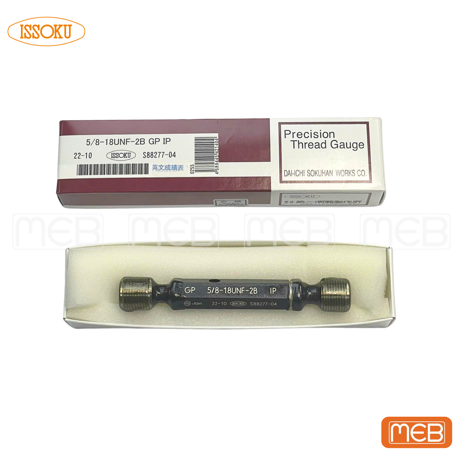 Dưỡng kiểm ren trong ISSOKU (5/8-18UNF 2B GPIP)