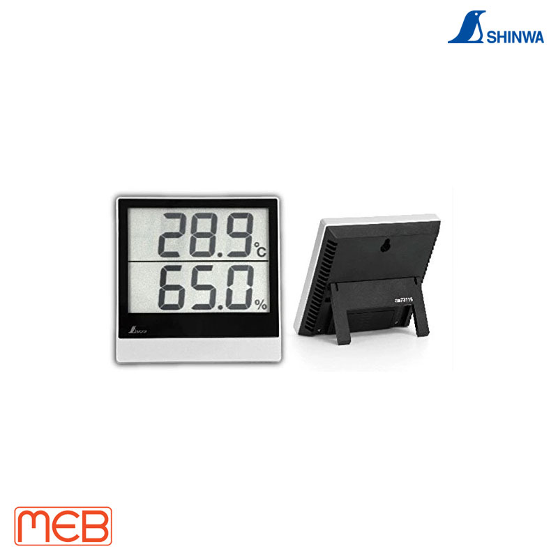 Đồng hồ đo nhiệt độ, độ ẩm SHINWA ( 73115 )
