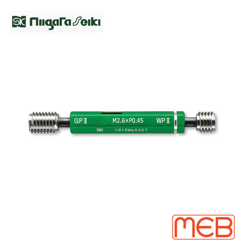 Dưỡng trụ kiểm ren trong Niigata Seiki cho sản xuất M2.6×P0.45mm  ( M2.6×P0.45 GPWPII )