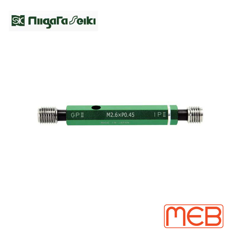Dưỡng trụ kiểm tra ren trong Niigata Seiki M2.6×P0.45mm  ( M2.6×P0.45 GPIPII )