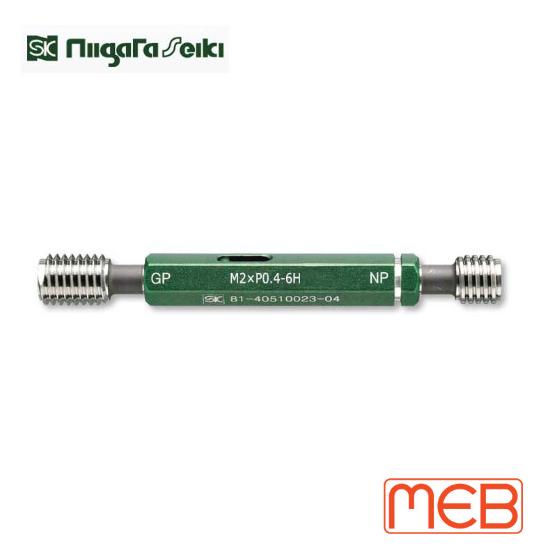 Dưỡng trụ kiểm ren trong Niigata Seiki M2×P0.4mm  ( M2×P0.4-6H GPNP -SK )
