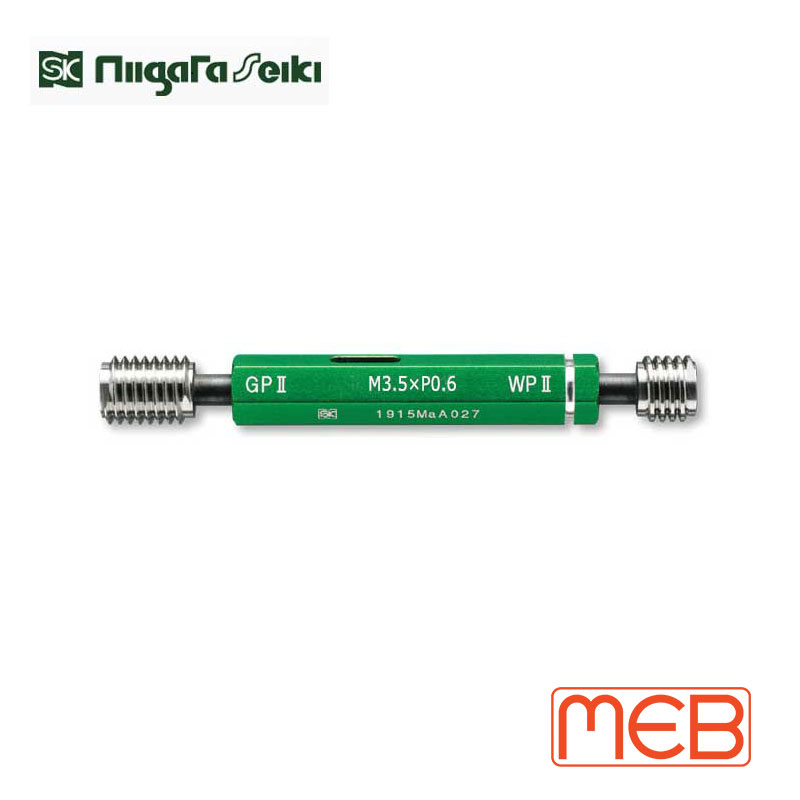 Dưỡng trụ kiểm ren trong Niigata Seiki cho sản xuất M3.5×P0.6mm  ( M3.5×P0.6 GPWPII )