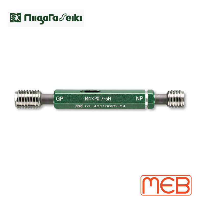 Dưỡng trụ kiểm ren trong Niigata Seiki M4×P0.7mm  ( M4×P0.7-6H GPNP -SK )