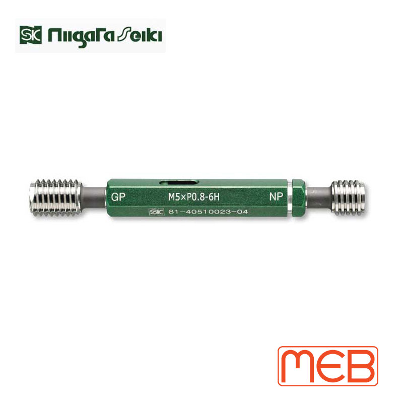 Dưỡng trụ kiểm ren trong Niigata Seiki M5×P0.8mm  ( M5×P0.8-6H GPNP -SK )