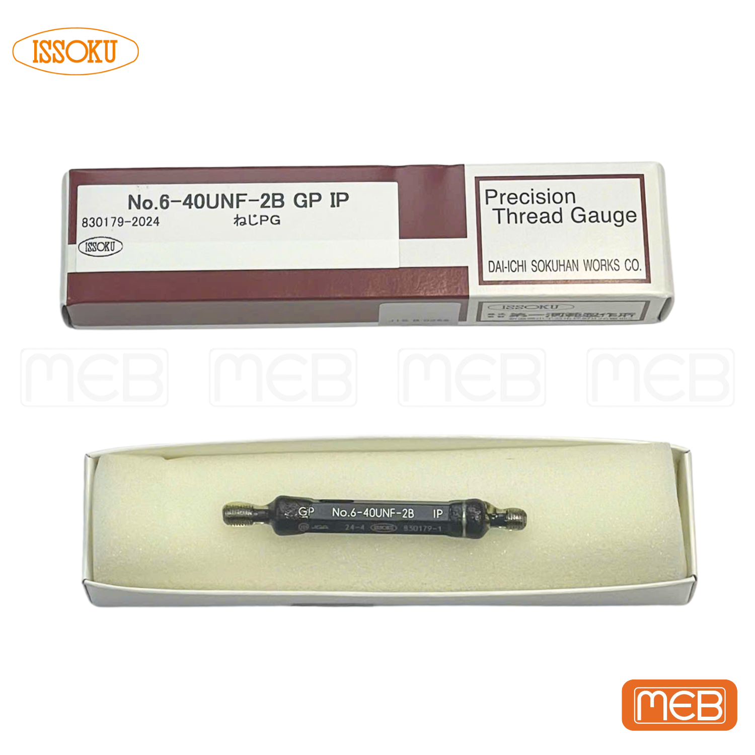 Dưỡng kiểm ren trong ISSOKU (No.6-40UNF 2B GPIP)