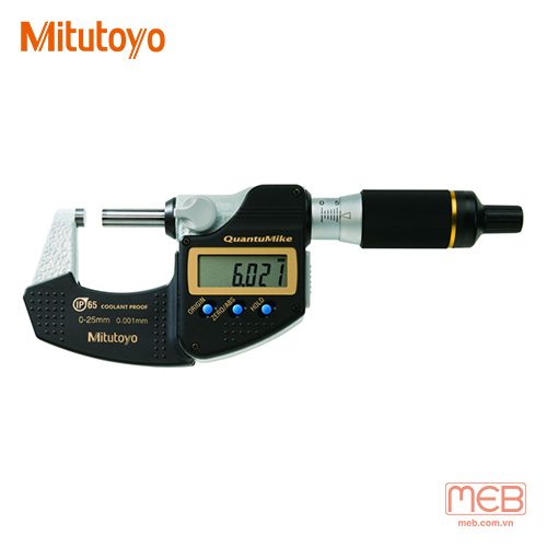 QuantuMike SERIES 293 Mitutoyo — IP65 Micrometer with 2 mm/rev Spindle Feed