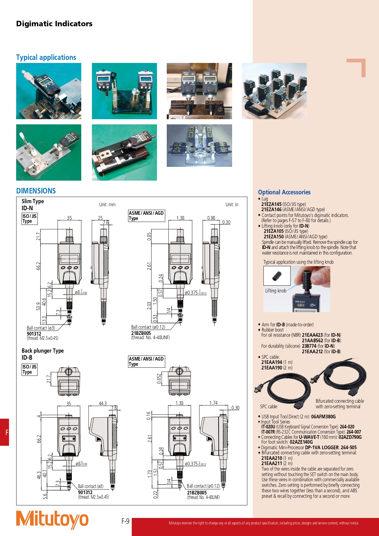 Đồng hồ so điện tử Mitutoyo ABSOLUTE Series 543 - ID-N/B