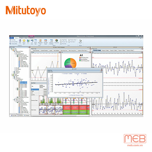 Phần mềm đo lường MeasurLink Process Analyzer Mitutoyo