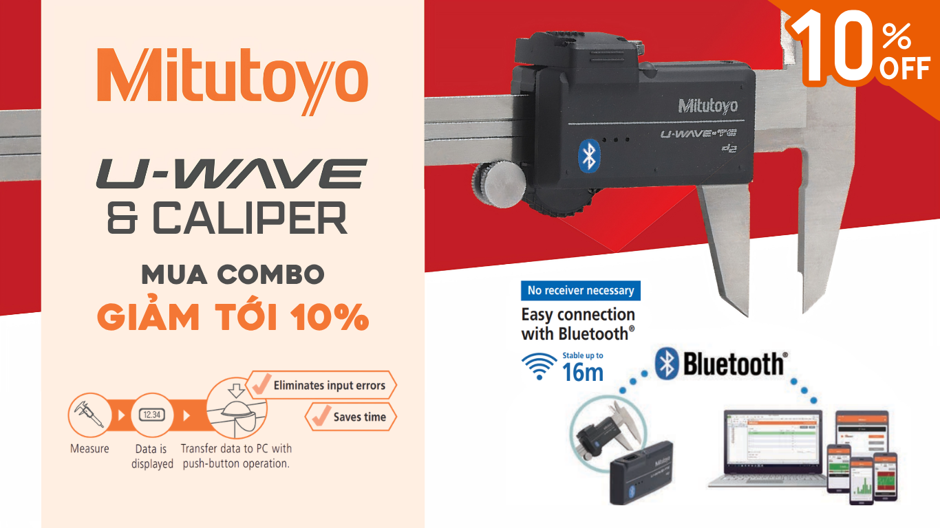 Ưu đ&atilde;i 10% combo uwave v&agrave; thước cặp